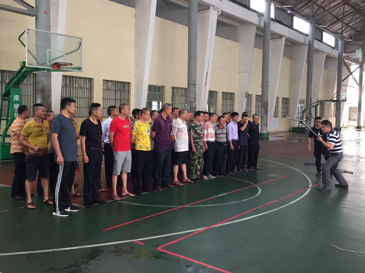 我处组织安防技能培训