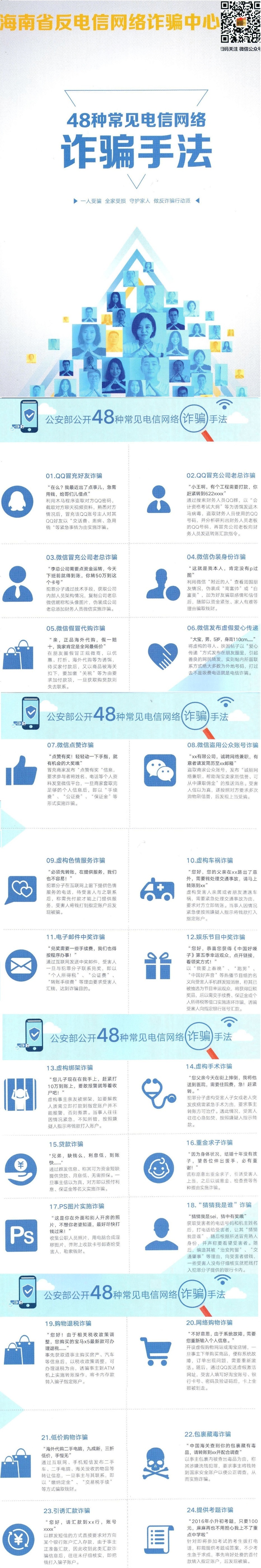 48种常见电信网络诈骗手法（一）